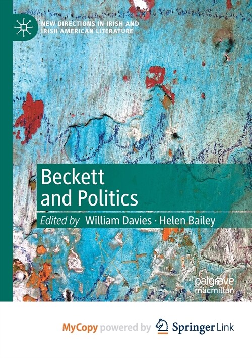 Beckett and Politics (Paperback)