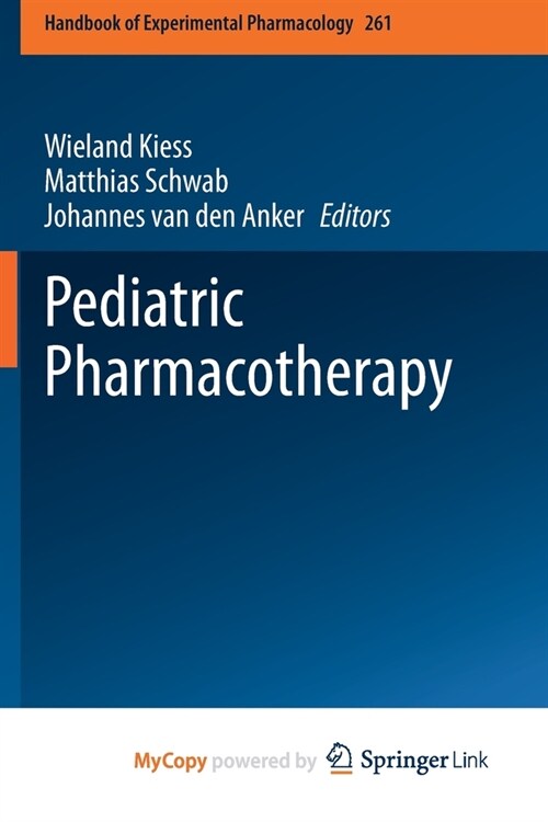 Pediatric Pharmacotherapy (Paperback)