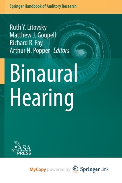 Binaural Hearing : With 93 Illustrations (Paperback)