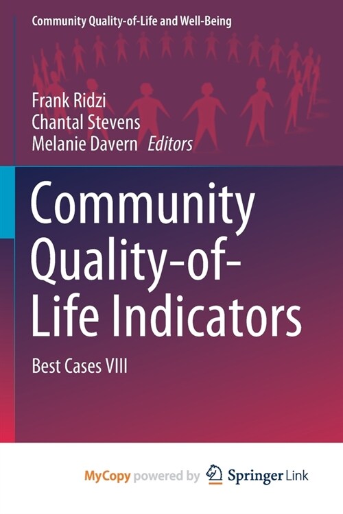 Community Quality-of-Life Indicators : Best Cases VIII (Paperback)