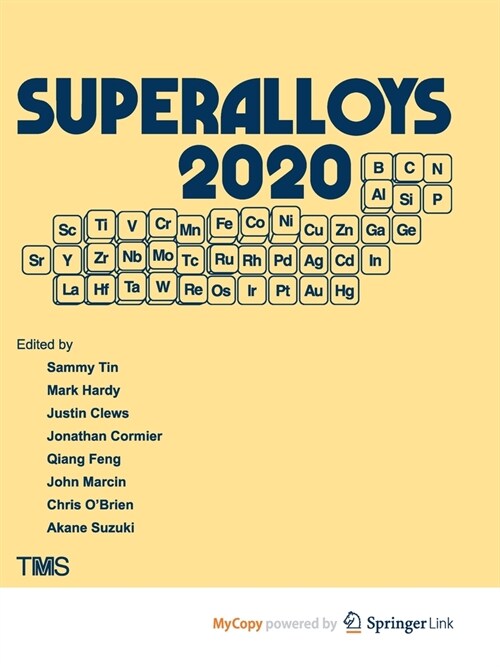 Superalloys 2020 : Proceedings of the 14th International Symposium on Superalloys (Paperback)