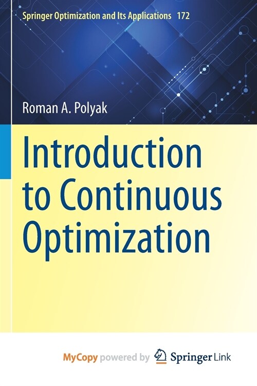 Introduction to Continuous Optimization (Paperback)