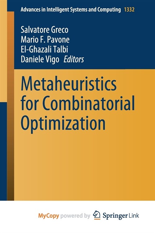 Metaheuristics for Combinatorial Optimization (Paperback)