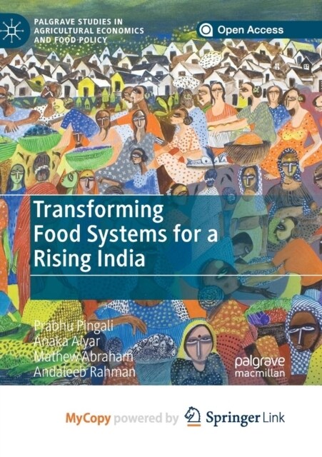 Transforming Food Systems for a Rising India (Paperback)