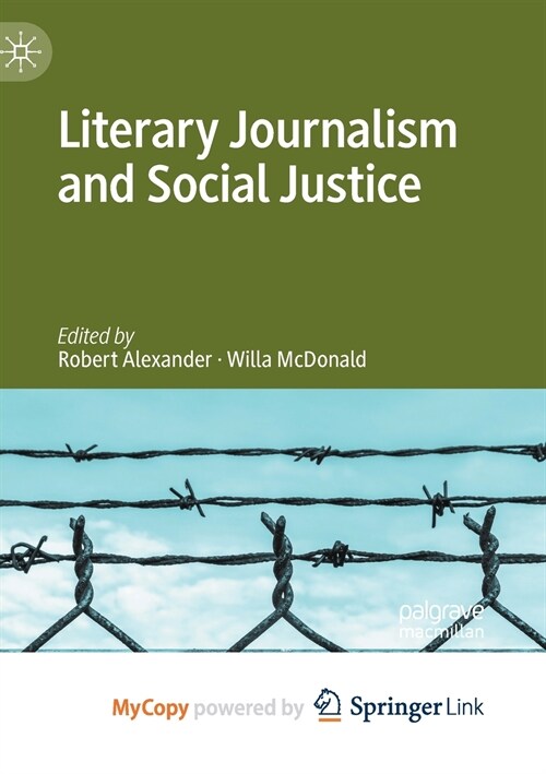 Literary Journalism and Social Justice (Paperback)