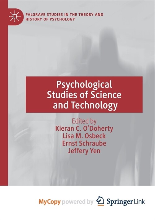 Psychological Studies of Science and Technology (Paperback)