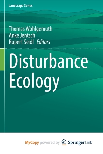 Disturbance Ecology (Paperback)