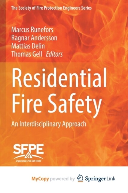 Residential Fire Safety : An Interdisciplinary Approach (Paperback)