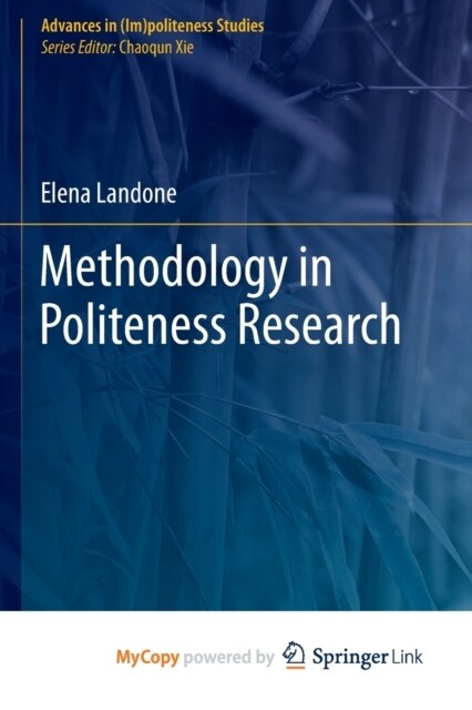 Methodology in Politeness Research (Paperback)