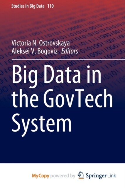 Big Data in the GovTech System (Paperback)