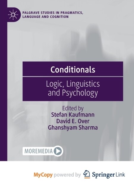 Conditionals : Logic, Linguistics and Psychology (Paperback)