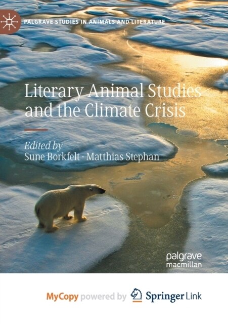 Literary Animal Studies and the Climate Crisis (Paperback)