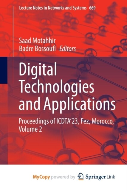 Digital Technologies and Applications : Proceedings of ICDTA23, Fez, Morocco, Volume 2 (Paperback)