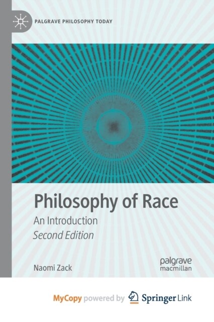 Philosophy of Race : An Introduction (Paperback)