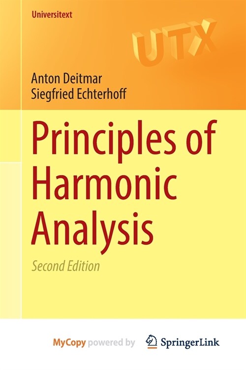 Principles of Harmonic Analysis (Paperback)