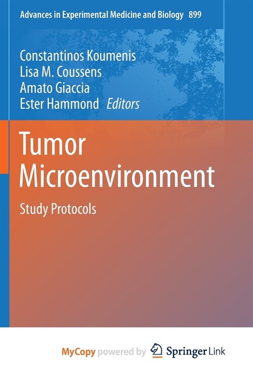 Tumor Microenvironment : Study Protocols (Paperback)