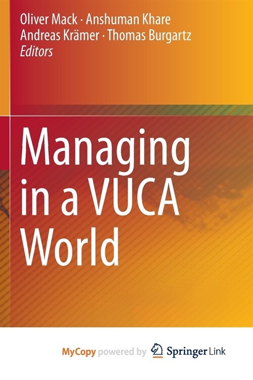 Managing in a VUCA World (Paperback)