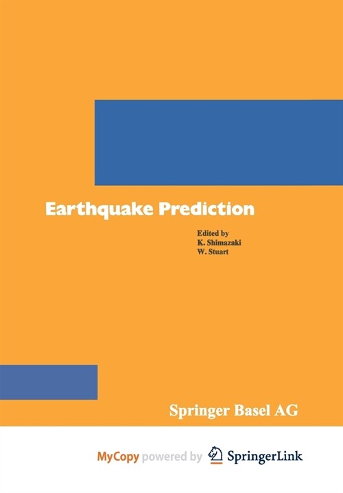 Earthquake Prediction (Paperback)