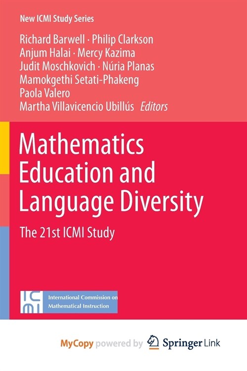 Mathematics Education and Language Diversity : The 21st ICMI Study (Paperback)