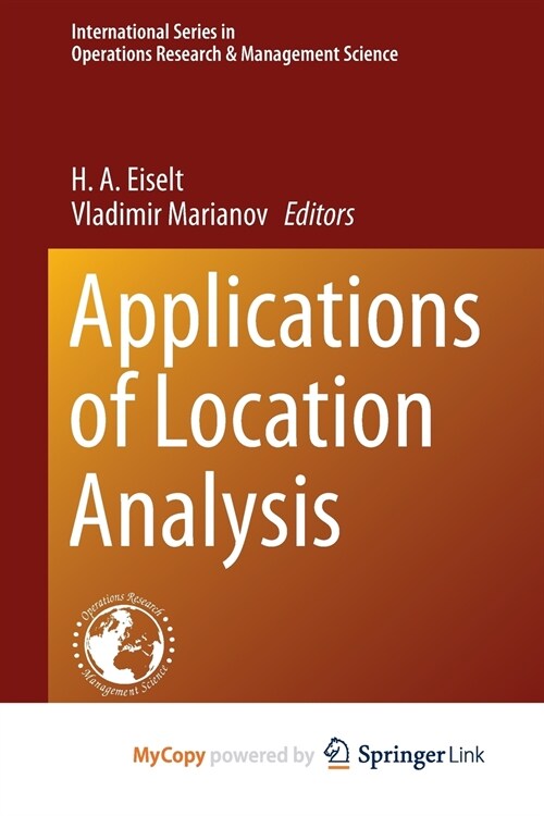 Applications of Location Analysis (Paperback)