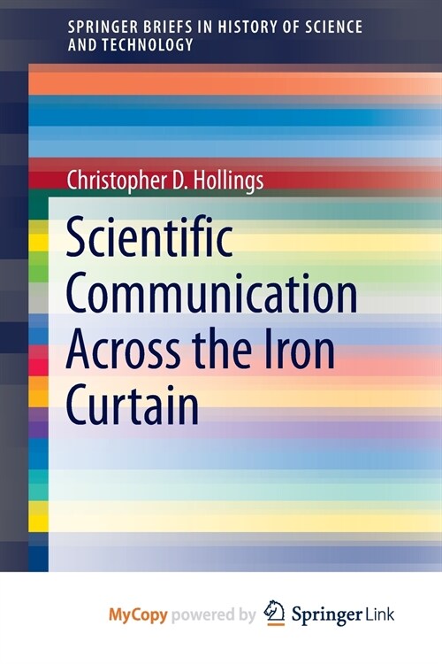 Scientific Communication Across the Iron Curtain (Paperback)
