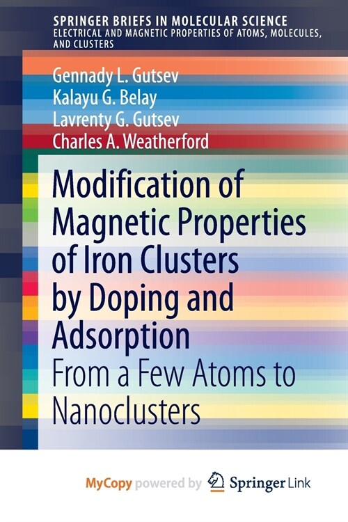 Modification of Magnetic Properties of Iron Clusters by Doping and Adsorption : From a Few Atoms to Nanoclusters (Paperback)