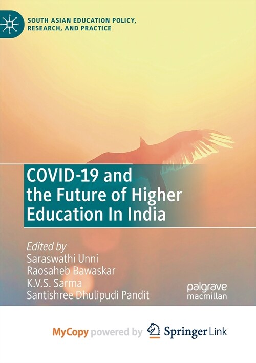 COVID-19 and the Future of Higher Education In India (Paperback)