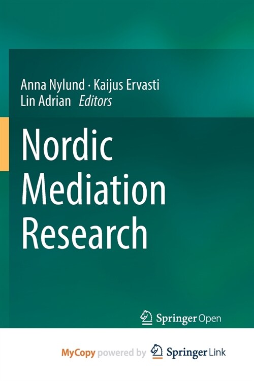 Nordic Mediation Research (Paperback)