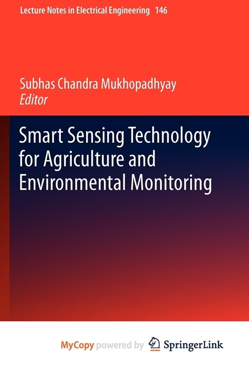 Smart Sensing Technology for Agriculture and Environmental Monitoring (Paperback)