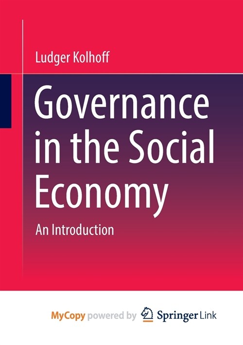 Governance in the Social Economy : An Introduction (Paperback)