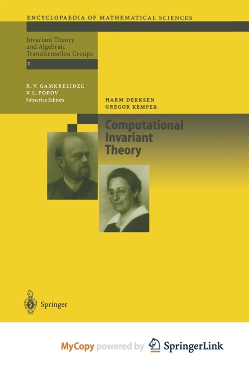 Computational Invariant Theory (Paperback)