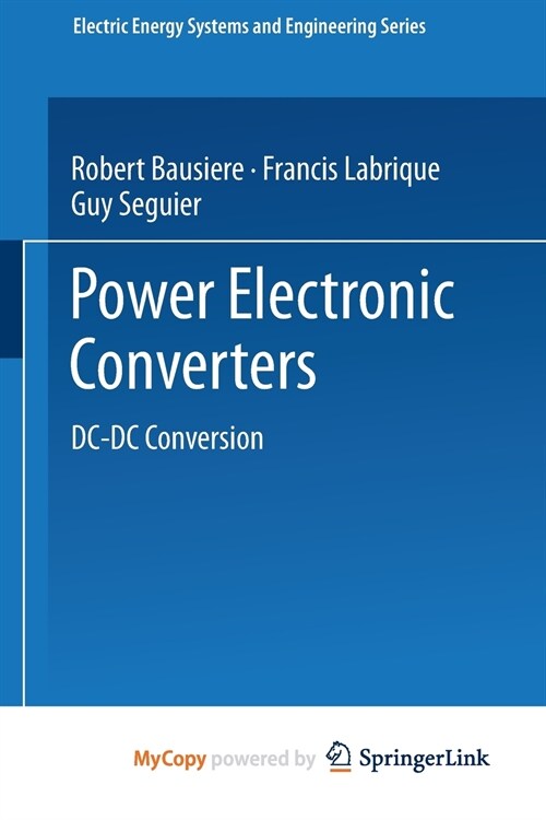 Power Electronic Converters : DC-DC Conversion (Paperback)