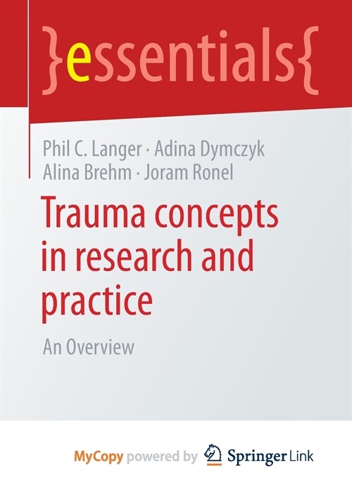 Trauma concepts in research and practice : An Overview (Paperback)