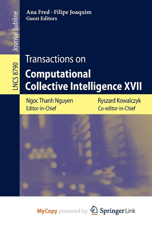 Transactions on Computational Collective Intelligence XVII (Paperback)