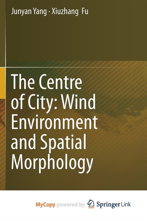 The Centre of City : Wind Environment and Spatial Morphology (Paperback)