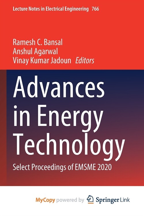 Advances in Energy Technology : Select Proceedings of EMSME 2020 (Paperback)