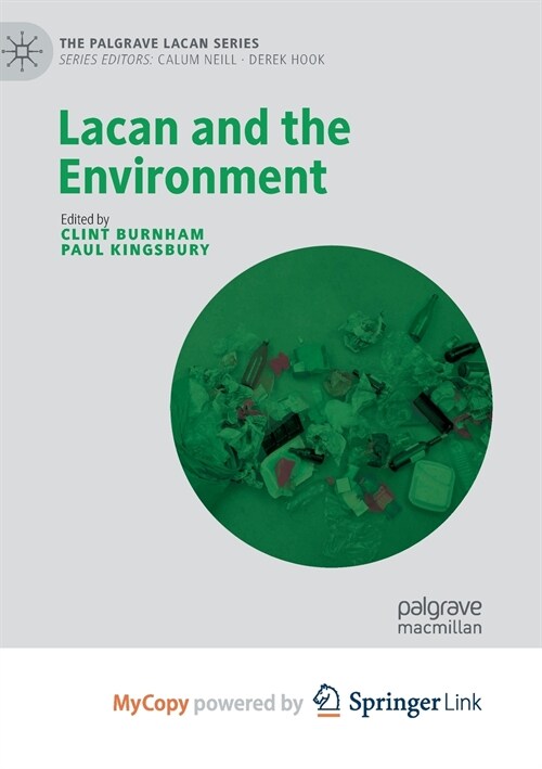 Lacan and the Environment (Paperback)