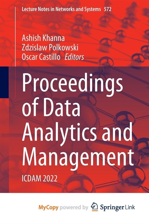 Proceedings of Data Analytics and Management : ICDAM 2022 (Paperback)