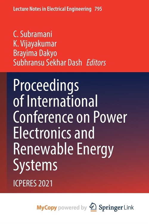 Proceedings of International Conference on Power Electronics and Renewable Energy Systems : ICPERES 2021 (Paperback)