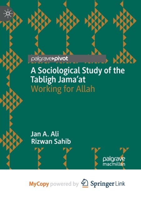 A Sociological Study of the Tabligh Jamaat : Working for Allah (Paperback)