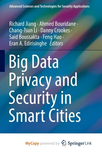 Big Data Privacy and Security in Smart Cities (Paperback)