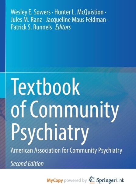 Textbook of Community Psychiatry : American Association for Community Psychiatry (Paperback)