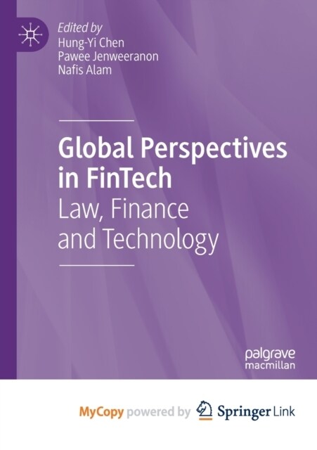 Global Perspectives in FinTech : Law, Finance and Technology (Paperback)
