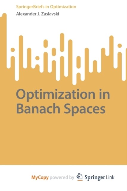 Optimization in Banach Spaces (Paperback)