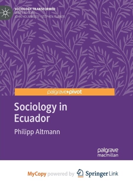 Sociology in Ecuador (Paperback)