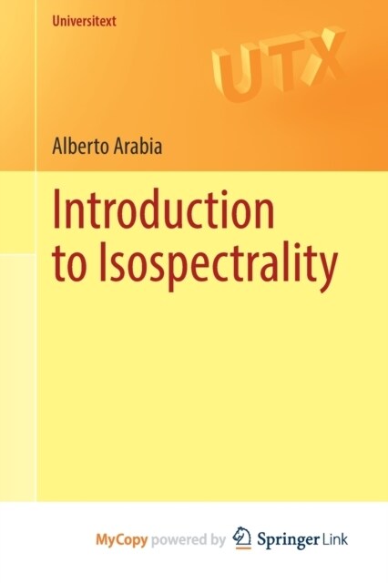 Introduction to Isospectrality (Paperback)