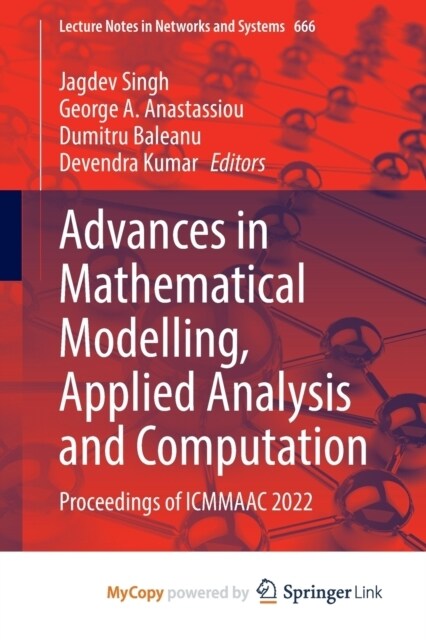 Advances in Mathematical Modelling, Applied Analysis and Computation : Proceedings of ICMMAAC 2022 (Paperback)