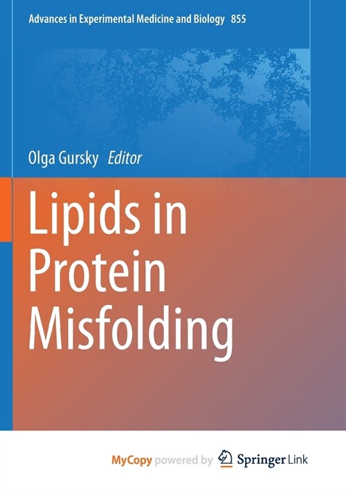 Lipids in Protein Misfolding (Paperback)