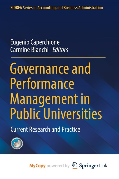 Governance and Performance Management in Public Universities : Current Research and Practice (Paperback)