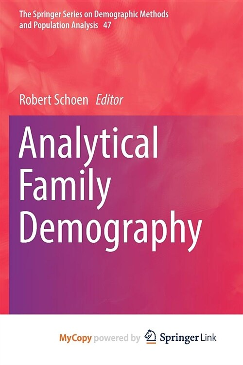 Analytical Family Demography (Paperback)